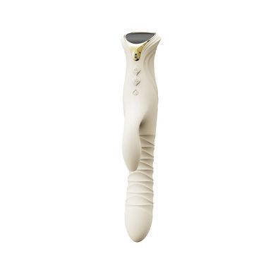 Смарт пульсатор-кролик з вібрацією Zalo Mose 2 Ivory White, підігрів до 42 &deg;C, кристал Swarovski SX2689 фото Купити Смарт пульсатор-кролик з вібрацією Zalo Mose 2 Turquoise Green, підігрів до 42 &deg;C, кристал Swarovski  Zalo (США) 5 497 грн