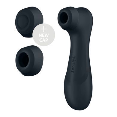 Вакуумний кліторальний стимулятор Satisfyer Pro 2 Generation 3 with Liquid Air Dark Grey SO8402 фото Купити Вакуумний кліторальний стимулятор Satisfyer Pro 2 Generation 3 with Liquid Air Dark Grey  Satisfyer (Німеччина) 2 540 грн