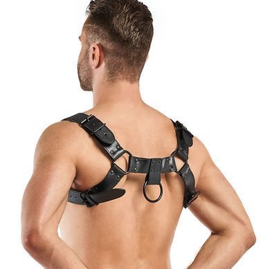 Портупея на плечи Bedroom Fantasies: Bruno Bondage Harness, черная SO8828 фото Купить   Bedroom Fantasies  1 561 грн