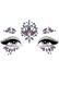 Стрази-прикраси для обличчя Leg Avenue Verity face jewels sticker, наліпки