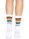 Шкарпетки жіночі в смужку Leg Avenue Pride crew socks Rainbow, 37&ndash;43 розмір SO8584 фото 2