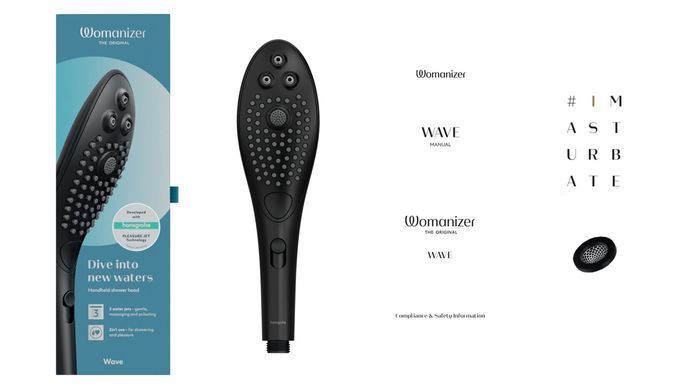 Насадка-стимулятор для душу 2в1 Womanizer Wave Black, масажер для інтимних зон SO8763 фото Купити Насадка-стимулятор для душу 2в1 Womanizer Wave Black, масажер для інтимних зон  Womanizer  4 496 грн