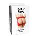 Сексуальная виниловая юбка Art of Sex My Love красная S SX2345 фото 3