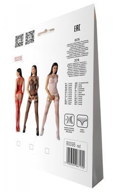 Бодістокінг з безліччю бретелей Passion BS095 One Size, red, імітація пояса та панчіх, з доступом SO8927 фото Купити Бодістокінг з безліччю бретелей Passion BS095 One Size, black, імітація пояса та панчіх, з доступом  Passion (Польща) 803 грн