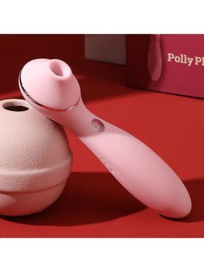 Вакуумный вибратор KISTOY Polly Plus Pink SO4959 фото Купить   KISSTOY (Китай) 3 233 грн