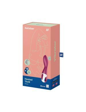Смарт вібратор точки G Satisfyer Heated Thrill з функцією підігріву SO6087 фото Купити Смарт вібратор точки G Satisfyer Heated Thrill з функцією підігріву  Satisfyer  2 005 грн