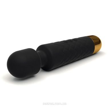 Мінівібромасажер Dorcel Wand Wanderful Black потужний, водонепроникний, 18 режимів роботи Dorcel  &mdash; фото
