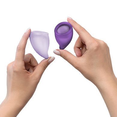 Набір менструальних чаш Fun Factory FUN CUP EXPLORE KIT, 2 шт, Multicolored Violet, об&rsquo;єми 20 та 30 мл SX3680 фото Купити Набір менструальних чаш Fun Factory FUN CUP EXPLORE KIT, 2 шт, Multicolored Violet, об&rsquo;єми 20 та 30 мл  Fun Factory (Німеччина) 319 грн