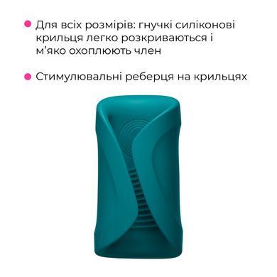 Смарт-вібромастурбатор для головки члена Lovense Gush 2, осцилювальний майданчик, ремені для фіксації Lovense  &mdash; фото