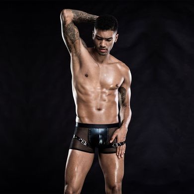 Чоловічі еротичні сітчасті труси з ременями, One Size Black SO3679 фото Купити Чоловічі еротичні сітчасті труси з ременями, One Size Black  JSY (Китай) 590 грн