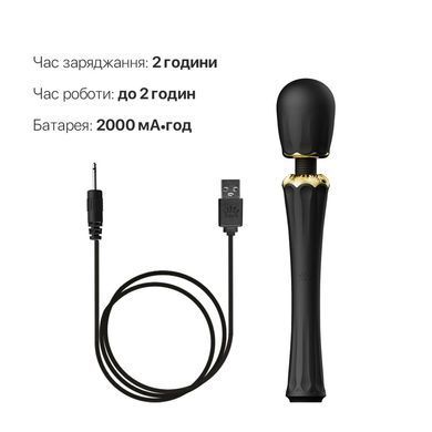 Вибромассажер с насадками Zalo &mdash; Kyro Wand Obsidian Black SO6651 фото Купить Вибромассажер с насадками Zalo &mdash; Kyro Wand Turquoise Green  Zalo  4 944 грн