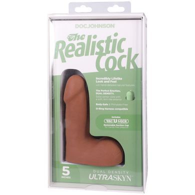 Фалоімітатор Doc Johnson The Realistic Cock ULTRASKYN - 5 Inch with Balls Caramel SX4475 фото Купити Фалоімітатор Doc Johnson The Realistic Cock ULTRASKYN - 5 Inch with Balls Caramel  Doc Johnson  2 299 грн