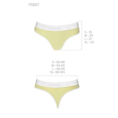 Спортивні трусики-стрінги Passion PS007 PANTIES L, yellow SO4259 фото Купити Спортивні трусики-стрінги Passion PS007 PANTIES dark grey, L  Passion (Польща) 646 грн