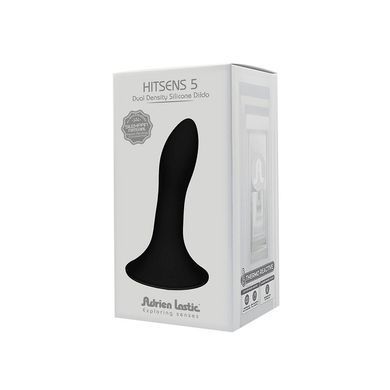 Дилдо с присоской Adrien Lastic Hitsens 5 Black, отлично для страпона, диаметр 2,4см, длина 13см AD24059 фото Купить   Adrien Lastic  1 006 грн