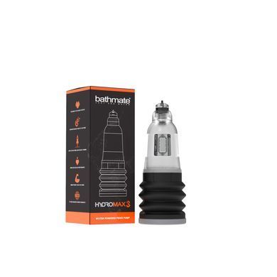 Гидропомпа Bathmate Hydromax 3 Clear, для члена длино до 7,5 см, диаметр до 4,5 см SX2297 фото Купить   Bathmate  4 785 грн