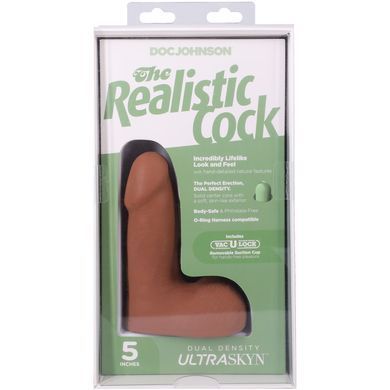 Фалоімітатор Doc Johnson The Realistic Cock ULTRASKYN - 5 Inch with Balls Caramel SX4475 фото Купити Фалоімітатор Doc Johnson The Realistic Cock ULTRASKYN - 5 Inch with Balls Caramel  Doc Johnson  2 299 грн