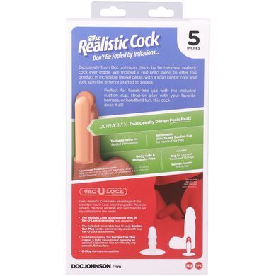 Фалоімітатор Doc Johnson The Realistic Cock ULTRASKYN - 5 Inch with Balls Caramel SX4475 фото Купити Фалоімітатор Doc Johnson The Realistic Cock ULTRASKYN - 5 Inch with Balls Caramel  Doc Johnson  2 299 грн