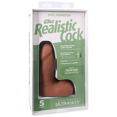 Фалоімітатор Doc Johnson The Realistic Cock ULTRASKYN - 5 Inch with Balls Caramel SX4475 фото Купити Фалоімітатор Doc Johnson The Realistic Cock ULTRASKYN - 5 Inch with Balls Caramel  Doc Johnson  2 299 грн
