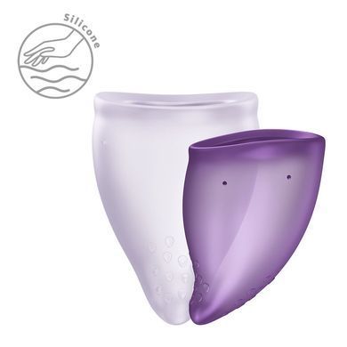 Набір менструальних чаш Fun Factory FUN CUP EXPLORE KIT, 2 шт, Multicolored Violet, об&rsquo;єми 20 та 30 мл SX3680 фото Купити Набір менструальних чаш Fun Factory FUN CUP EXPLORE KIT, 2 шт, Multicolored Violet, об&rsquo;єми 20 та 30 мл  Fun Factory (Німеччина) 319 грн