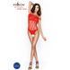 Бодістокінг Passion BS035 red, боді, імітація топа і трусиків &mdash; фото 2