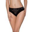 Трусики с широкой резинкой и кружевом Passion PS001 PANTIES M, black SO4160 фото Купить   Passion (Польща) 757 грн