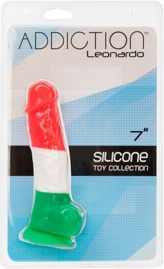 Цветной фаллоимитатор ADDICTION - LEONARDO - 7" - 3 COLOURS, 17,8 см, силикон SO4529 фото Купить   ADDICTION  1 173 грн