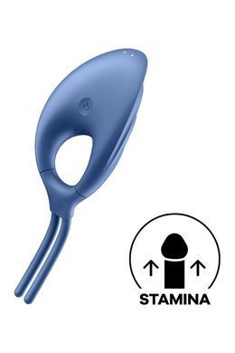 Ерекційне віброкільце-ласо Satisfyer Swordsman Blue, міцна фіксація, 10 режимів, потужний мотор SO6281 фото Купити Ерекційне віброкільце-ласо Satisfyer Swordsman Blue, міцна фіксація, 10 режимів, потужний мотор  Satisfyer (Німеччина) 1 265 грн