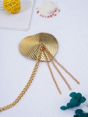 Пестис-сердечка з пензликами та чокером JSY Nipple Sticker RT236114 Golden SX3758 фото Купити Пестис-сердечка з пензликами та чокером JSY Nipple Sticker RT236114 Golden  JSY (Китай) 799 грн