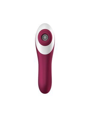 Вакуумный стимулятор с вибрацией Satisfyer Dual Crush Wine Red SO6088 фото Купить   Satisfyer (Німеччина) 2 217 грн