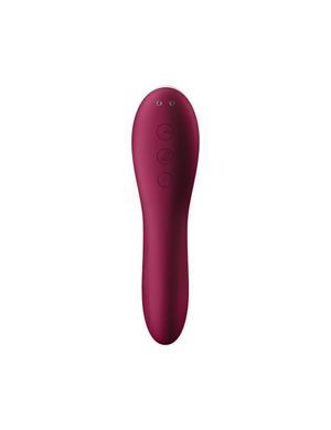 Вакуумный стимулятор с вибрацией Satisfyer Dual Crush Wine Red SO6088 фото Купить   Satisfyer (Німеччина) 2 217 грн