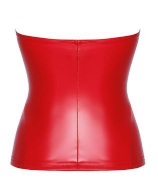 Корсет Noir Handmade F355 Red powerwetlook corset - S SX2025 фото Купити Корсет Noir Handmade F355 Red powerwetlook corset - S  Noir Handmade (Польща) 3 048 грн