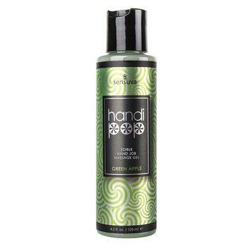 Вкусный гель для изысканных мануальных и оральных ласк Sensuva - Handipop Green Apple (125 мл) SO3204 фото Купить   Sensuva (США) 729 грн