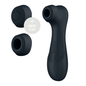 Вакуумний кліторальний стимулятор Satisfyer Pro 2 Generation 3 with Liquid Air Connect App Dark Grey SO8404 фото Купити Вакуумний кліторальний стимулятор Satisfyer Pro 2 Generation 3 with Liquid Air Connect App Dark Grey  Satisfyer  2 769 грн