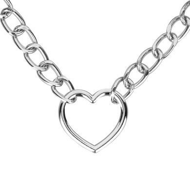 Ошейник с поводком Bedroom Fantasies: Collar with Chain - Silver SX2207 фото Купить   Bedroom Fantasies  1 256 грн