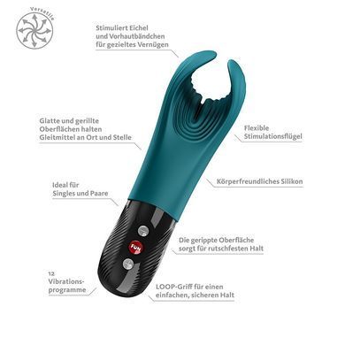 Вібратор для пеніса Fun Factory MANTA Bottle Green, підходить для парних ігор SX4298 фото Купити Вібратор для пеніса Fun Factory MANTA Bottle Green, підходить для парних ігор  Fun Factory  1 799 грн
