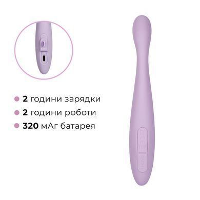 Тонкий смарт-вібратор точки G Svakom Cici 2 Lilac, підігрів до 38 &deg;C SX0685 фото Купити Тонкий смарт-вібратор точки G Svakom Cici 2 Lilac, підігрів до 38 &deg;C  Svakom (США) 2 928 грн