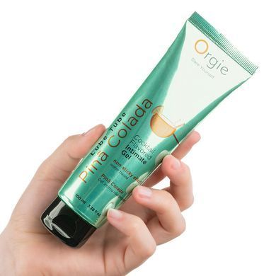 Лубрикант на водной основе Orgie Lube Tube Pina Colada, 100 мл, вкус и аромат пина колады SX1515 фото Купить   Orgie (Бразилія-Португалія) 498 грн