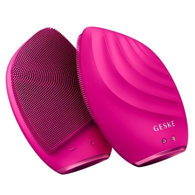 Електронна ультразвукова щітка для обличчя GESKE Sonic Facial Brush 5в1 magenta HB0065 фото Купити Електронна ультразвукова щітка для обличчя GESKE Sonic Facial Brush 5в1 magenta  GESKE 1 279 грн