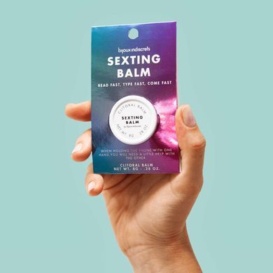 Бальзам для клітора Bijoux Indiscrets Sexting Balm (Пиши, грай та запалюй), розігрівальний SO2918 фото Купити Бальзам для клітора Bijoux Indiscrets Sexting Balm (Пиши, грай та запалюй), розігрівальний  Bijoux Indiscrets  461 грн