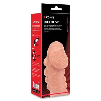 Насадка на член Kokos Cock Sleeve CS 008 M SX1465 фото Купить   Kokos (Південна Корея) 618 грн