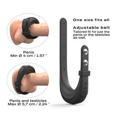 Эрекционное виброкольцо Dorcel Fit Vibe Ring, регулируемый диаметр 4&ndash;5,7 см, 10 режимов SO9868 фото Купить   Dorcel (Франція) 2 115 грн