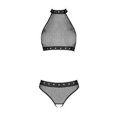 Білизна з відкритим доступом Passion MOONLIGHT SET L/XL black топ, стрінги SO8451 фото Купити Білизна з відкритим доступом Passion MOONLIGHT SET L/XL black топ, стрінги  Passion (Польща) 3 002 грн