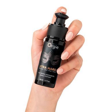 Гель для стимуляции члена Orgie Xtra Hard Power Gel For Him, 50 мл, разогревает, усиливает эрекцию SX1565 фото Купить   Orgie (Бразилія-Португалія) 646 грн