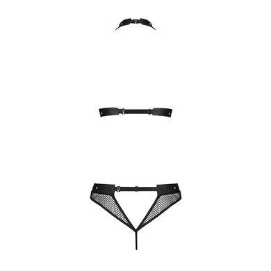 Білизна з відкритим доступом Passion MOONLIGHT SET L/XL black топ, стрінги SO8451 фото Купити Білизна з відкритим доступом Passion MOONLIGHT SET L/XL black топ, стрінги  Passion (Польща) 3 002 грн