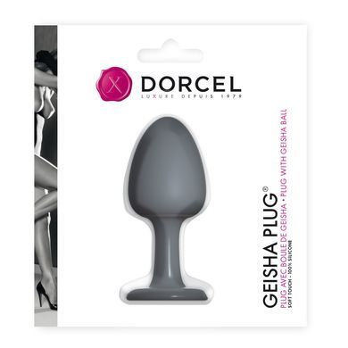 Анальна пробка Dorcel Geisha Plug з кулькою всередині, створює вібрації, макс. діаметр 3,2см MD0364 фото Купити Анальна пробка Dorcel Geisha Plug з кулькою всередині, створює вібрації, макс. діаметр 3,2см  Dorcel  1 138 грн