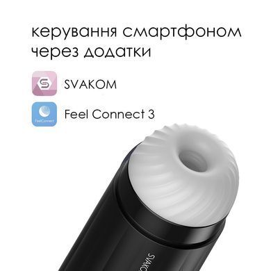 Интерактивный смарт-мастурбатор с вибрацией и посасыванием Svakom Sam Neo SO5098 фото Купить   Svakom (США) 4 164 грн