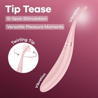 Вібратор Satisfyer Tip Tease Rose Satisfyer  &mdash; фото