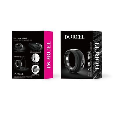 Эрекционное виброкольцо Dorcel Fit Vibe Ring, регулируемый диаметр 4&ndash;5,7 см, 10 режимов SO9868 фото Купить   Dorcel (Франція) 2 115 грн