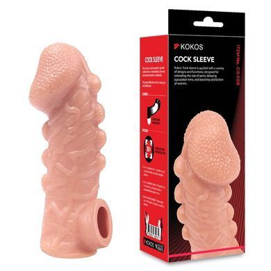 Насадка на член Kokos Cock Sleeve CS 008 M SX1465 фото Купить   Kokos (Південна Корея) 618 грн