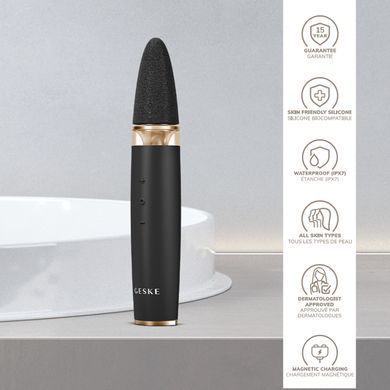 Шліфувальна пилка для стоп з додатковими насадками GESKE Electric Pumice Foot Smoothing Multi-Pen 8в1 gray HB0529 фото Купити Шліфувальна пилка для стоп з додатковими насадками GESKE Electric Pumice Foot Smoothing Multi-Pen 8в1 gray  GESKE 3 399 грн